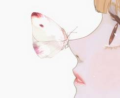 清纯可爱的日系画风二次元插画微信头像