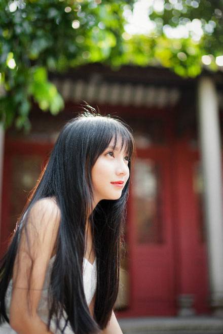 日系红唇美女意境写真（1）