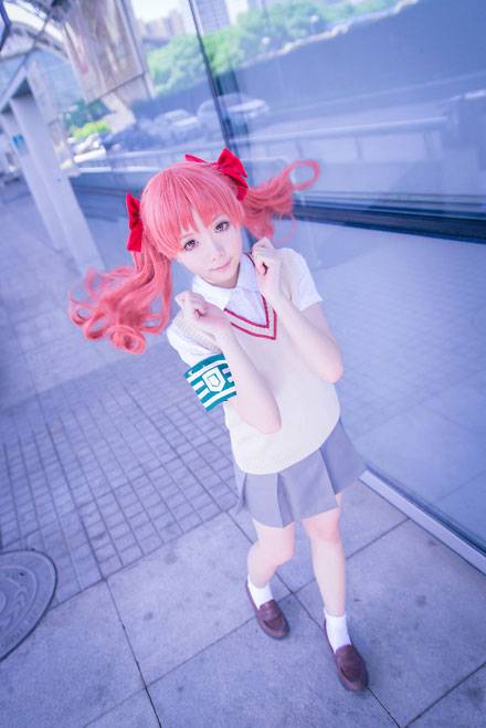 双马尾少女白井黑子神还原COS（2）