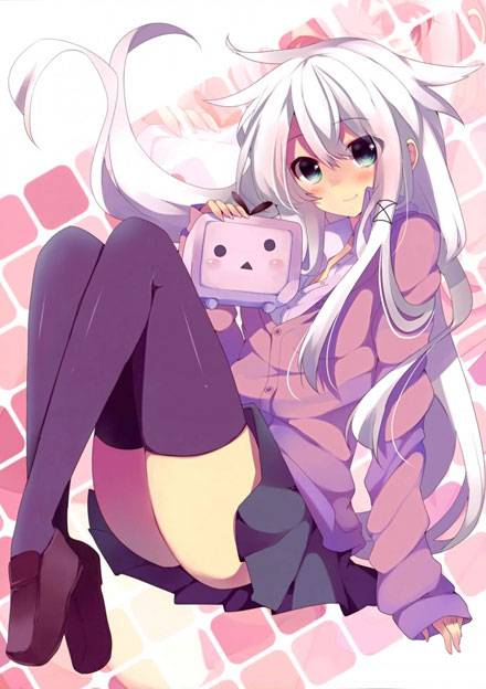 三嶋黑音白发美少女图集(9)