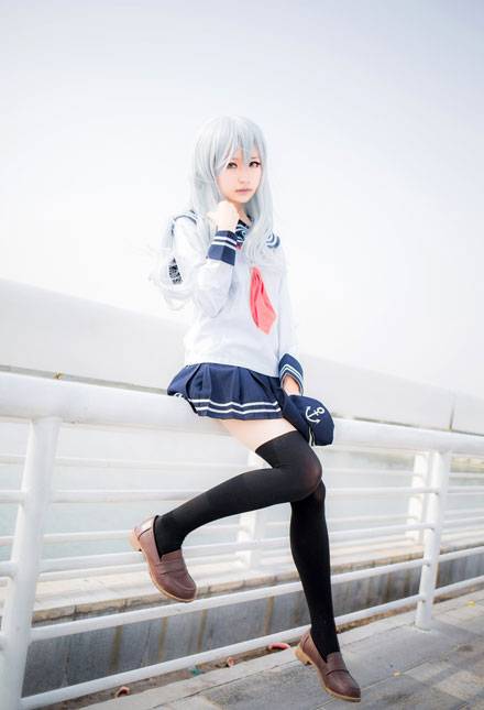 《舰队Collection》舰娘响神还原Cos（）