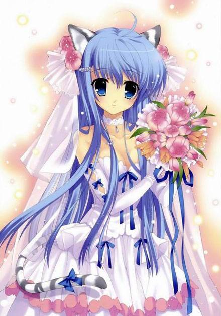 二次元婚纱美少女图集(15)