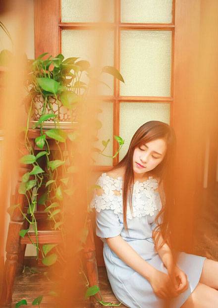 治愈系甜美美女唯美图片写真（8）