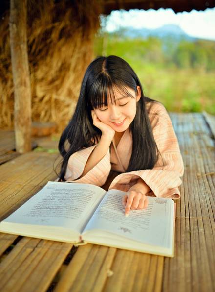 宋伊人户外浴衣小清新写真图片写真集（6）