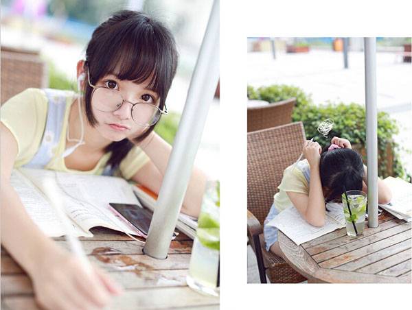 日系可爱少女户外小清新写真（6）