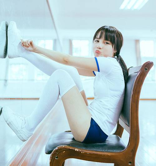 日系小清新少女体操服写真（5）