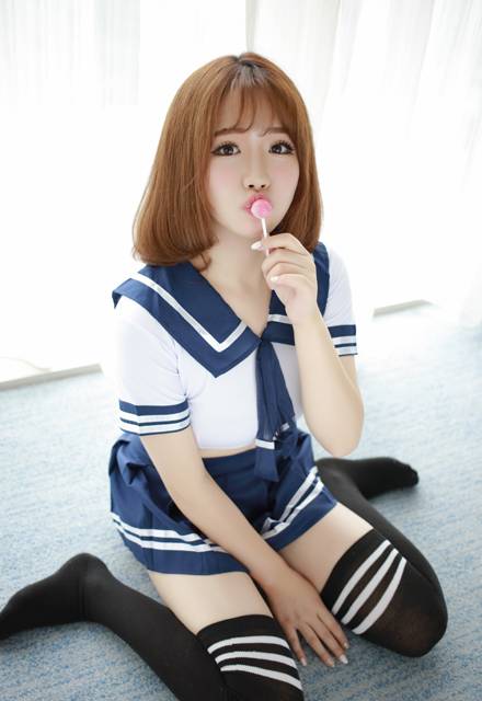 嫩模徐cake室内水手服写真（8）