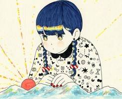 日系二次元风的男生女生卡通人物头像图片