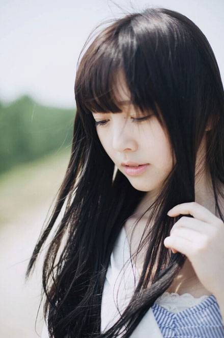 长发养眼美女日系清新图片写真（6）
