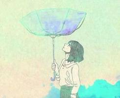 甜美清新的情侣头像图片