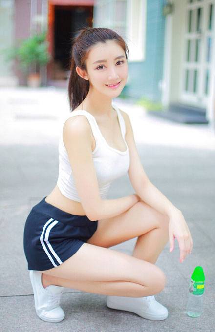 小清新活力美女户外写真（1）