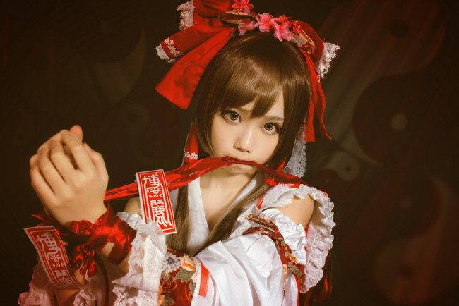 灵梦 东方 cosplay