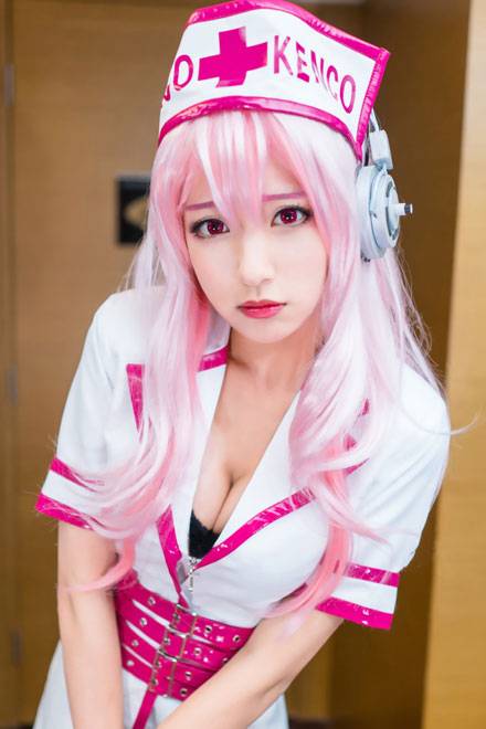 索尼子护士装黑丝福利COS（10）