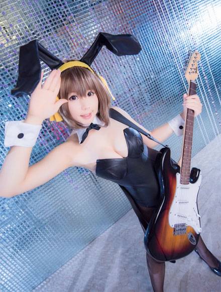 凉宫春日兔女郎黑丝福利COS（1）