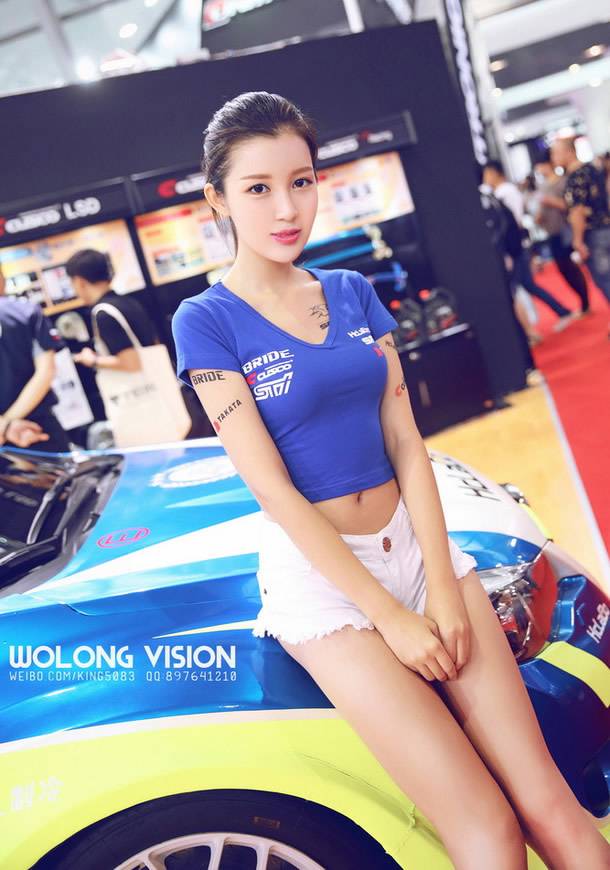 美女车模，第5张