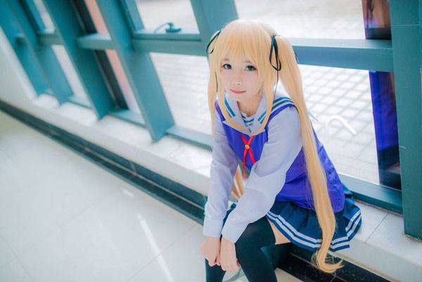清纯萌妹泽村英梨梨制服COS（3）