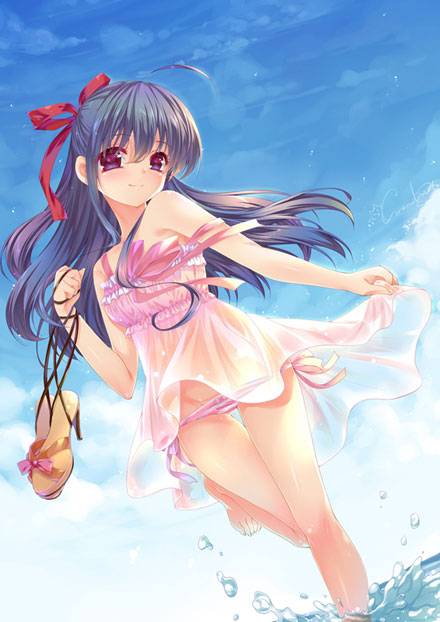 二次元低腰胖次美少女美图集（12）