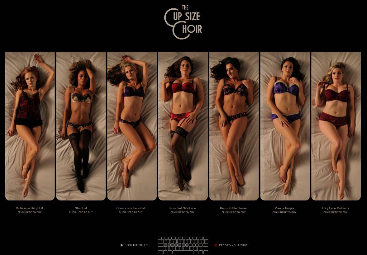 趣站推荐：用不同罩杯美女做键盘的在线钢琴演奏