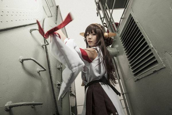 清纯萌妹《舰队collection》舰娘金刚COS（6）