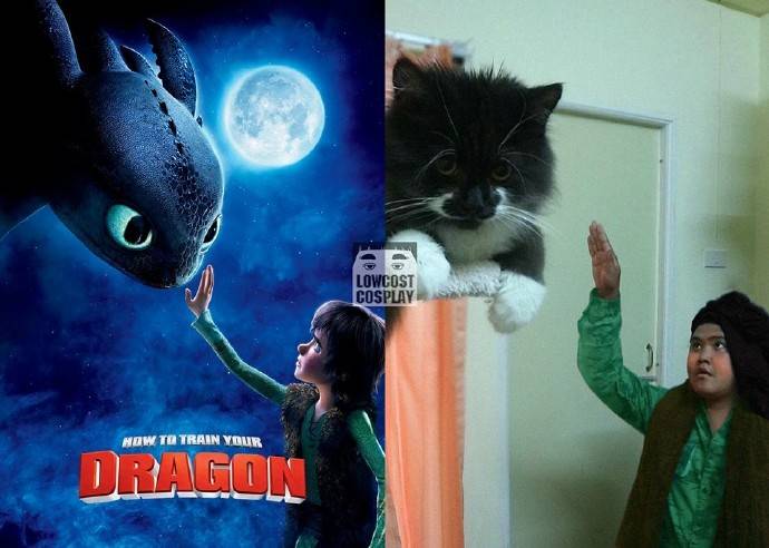 泰国小伙的低成本COS秀，辣眼睛的很