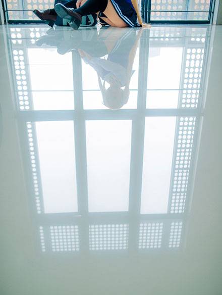 清纯萌妹泽村英梨梨制服COS（9）