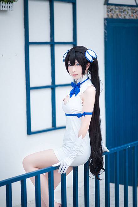 清纯萌妹巨乳萝莉赫斯缇雅COS（5）