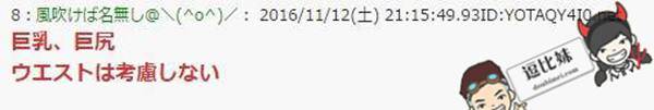 日本男性网友热议《任性身材》的定义~「巨乳、巨臀，腰围不在考虑范围内」