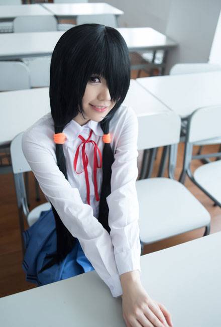 《约会大作战》时崎狂三制服COS（11)