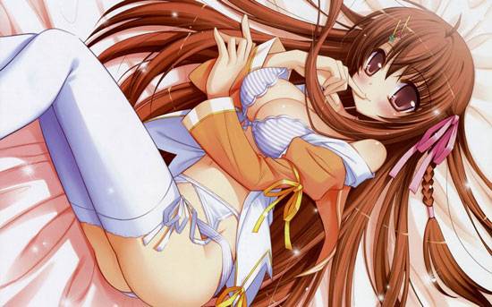 二次元白丝美少女福利图(5)