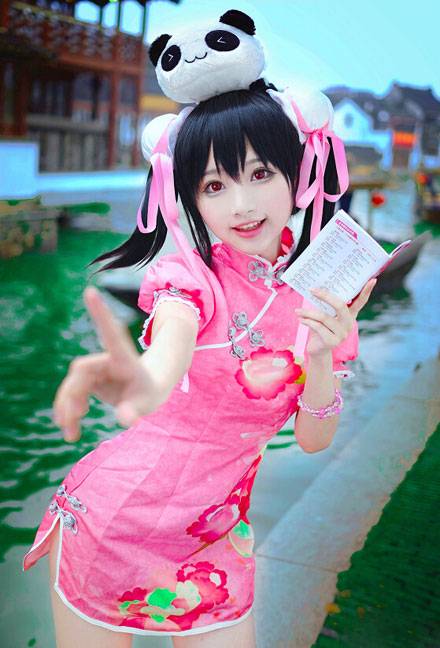 小柔SeeU矢泽妮可旗袍未觉醒Cos（1）