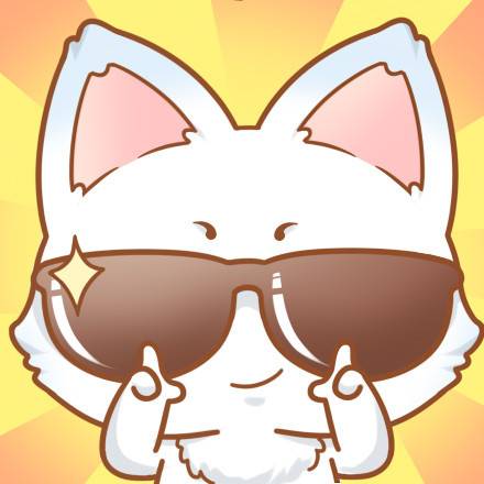 郭斯特原创的小狐狸与小和尚萌哒哒卡通头像