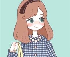 甜美小清新的卡通漫画风格情侣头像图片