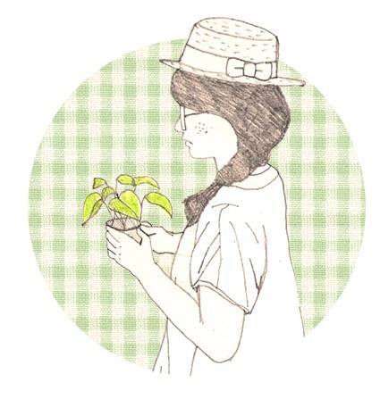 可爱文艺的小清新卡通女生头像