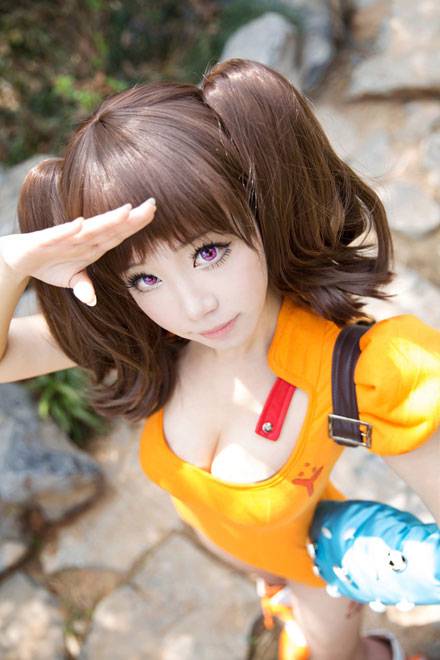 巨乳萌妹《七宗罪》黛安COS（1）