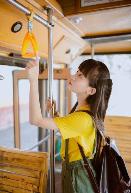 元气少女户外清新写真图片写真（14）