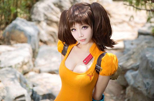 巨乳萌妹《七宗罪》黛安COS（3）