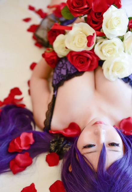 清纯萌妹东条希内衣福利COS（8）