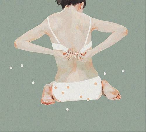 纯（Jun）插画作品图包分享：制服少女的忧郁[121P]