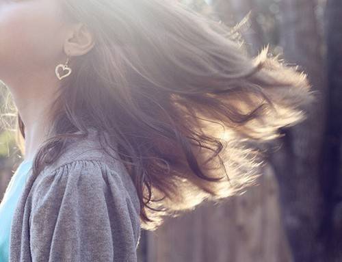 女生头发小清新图片