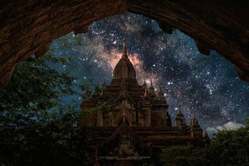 唯美星空摄影图片