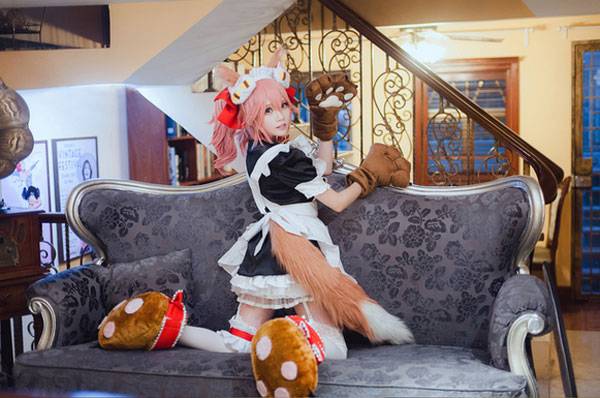 甜美萌妹COS《Fate》玉藻猫（6）