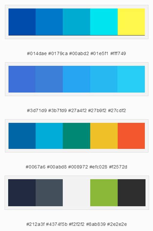 舒服实用的设计配色方案图片素材