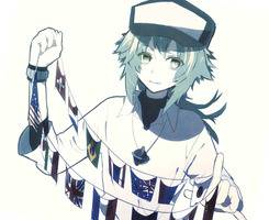 由插画剪裁来的唯美二次元风男生女生头像图片