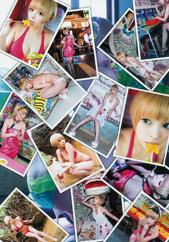 电波组最上もが“金发小野猫”性感台湾写真：酷似柳岩 [17P]