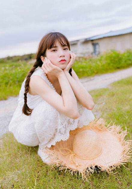 夏日小清新少女户外lomo图片写真（4）