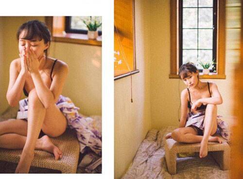 90后嫩模柳侑绮最新日系浴衣写真（15）