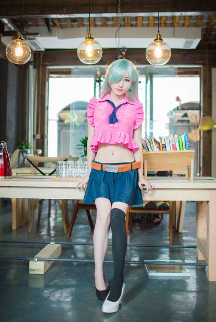 甜美萌妹《七原罪》伊丽莎白COS（7）