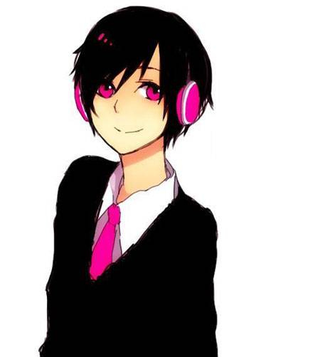 二次元耳机美男图片(7)
