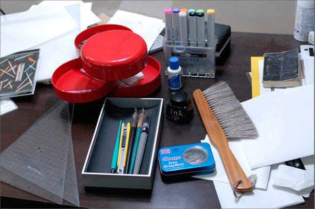 人气JUMP《漫画家桌面》大公开 原来老师们的桌面是这样的啊 - 图片12