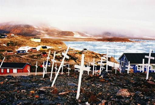 真正的小镇生活，格陵兰岛户外风光摄影